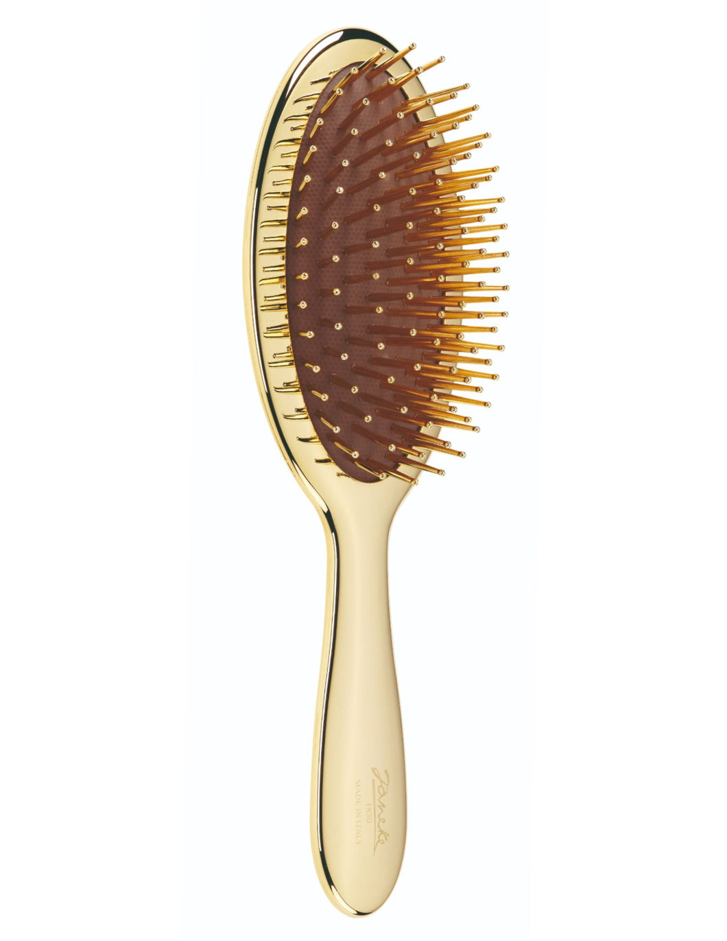Janeke AUSP22G Gold Metallic Pins Brush Large