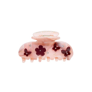 Emi Jay Sweetheart Clip in Bordeuax Chantilly Angel Food