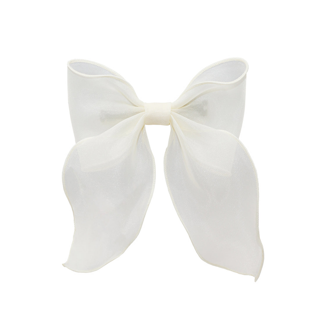 Emi Jay Bow Barrette in Oyster