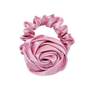 Emi Jay Rosette Scrunchie - Candy Pink